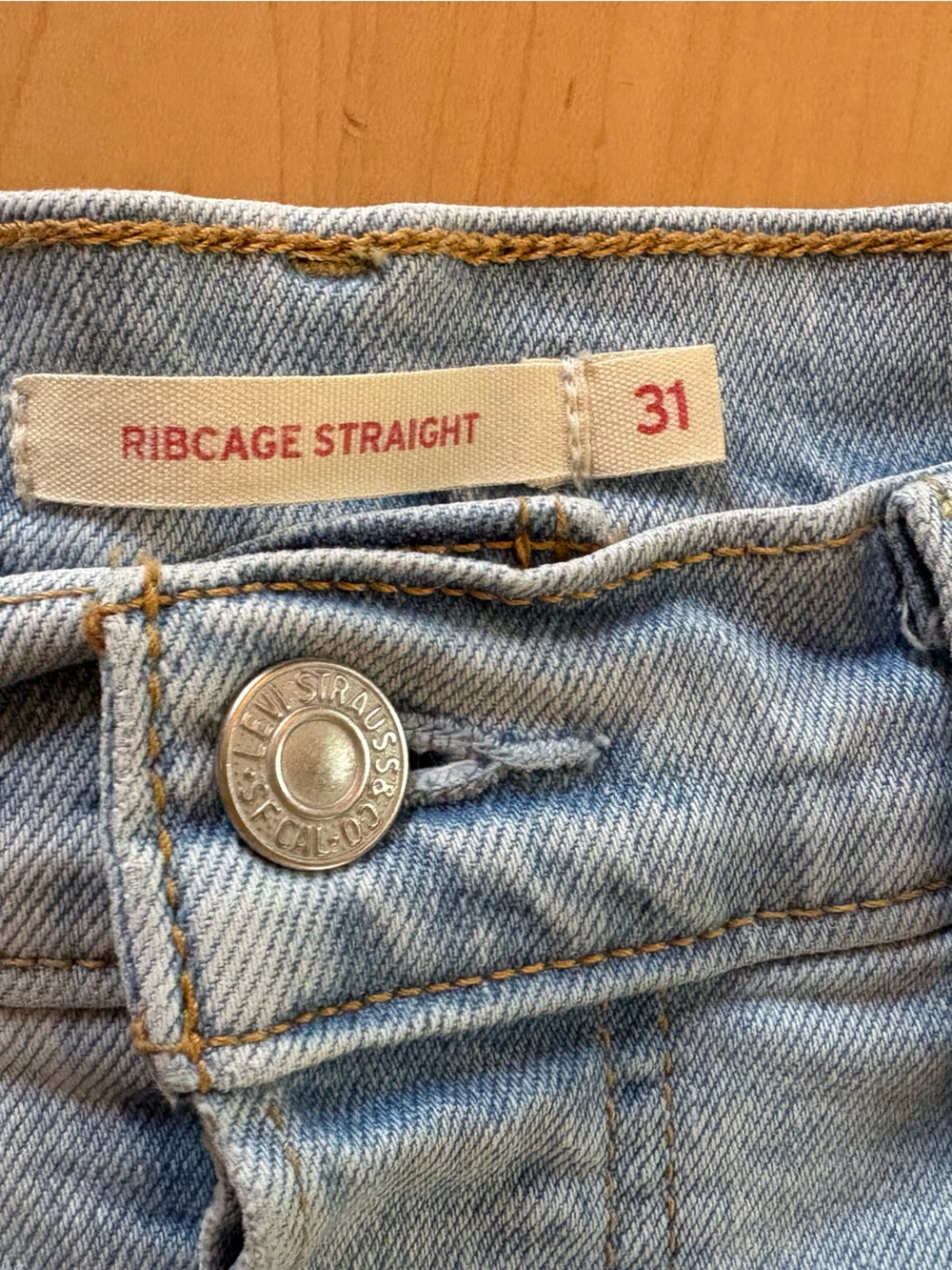 Levi’s Ribcage Straight full length - 32” inseam - Picture 5 of 5